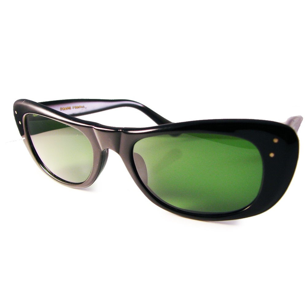 Paulette Guinet Sunglasses Black Mod VTG NWOT